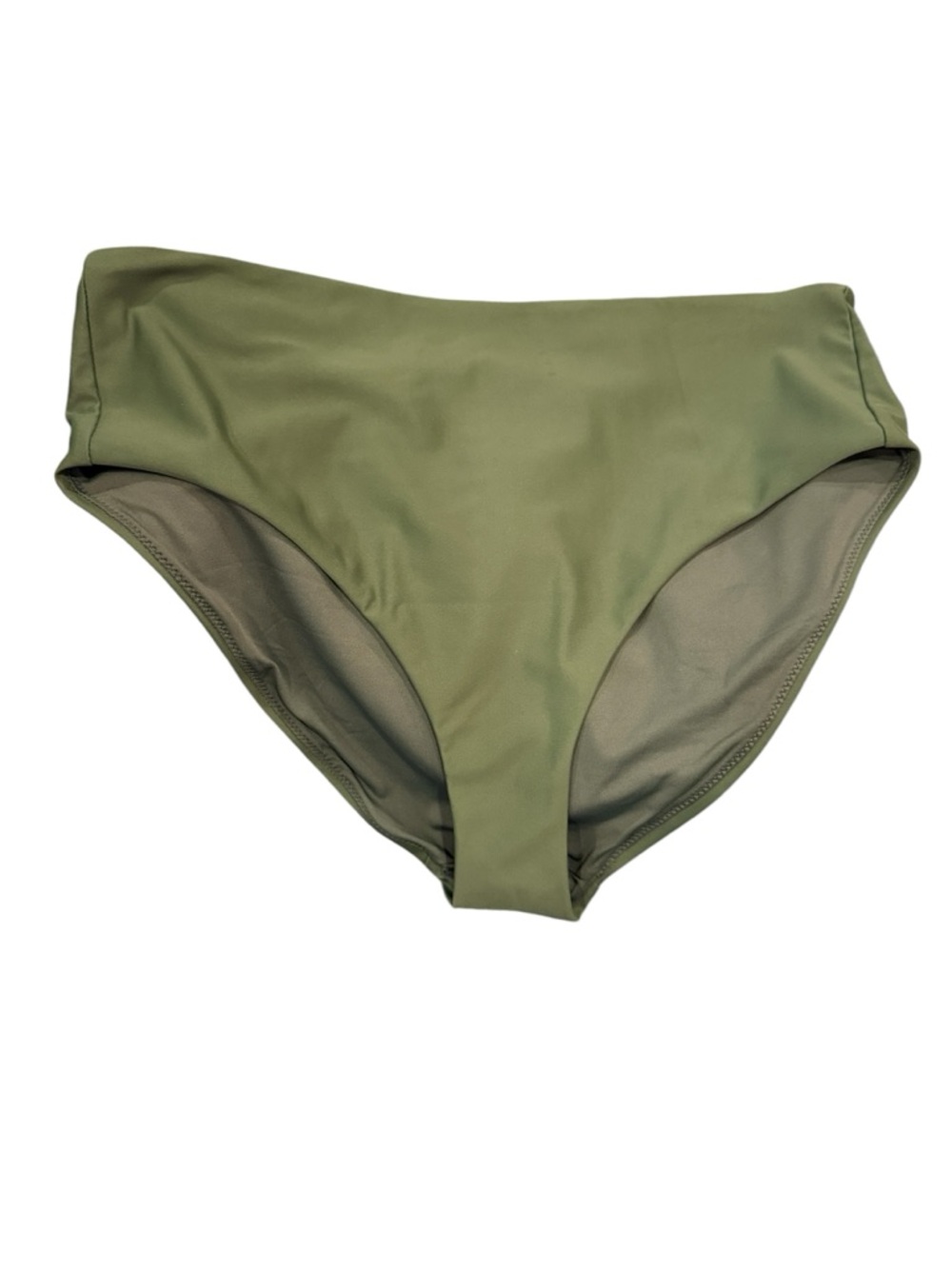 Quince Women’s Palm Italian High-Rise Bikini Bottom Sz M